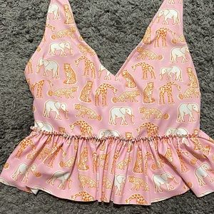 Kortni Jeane peplum top size large